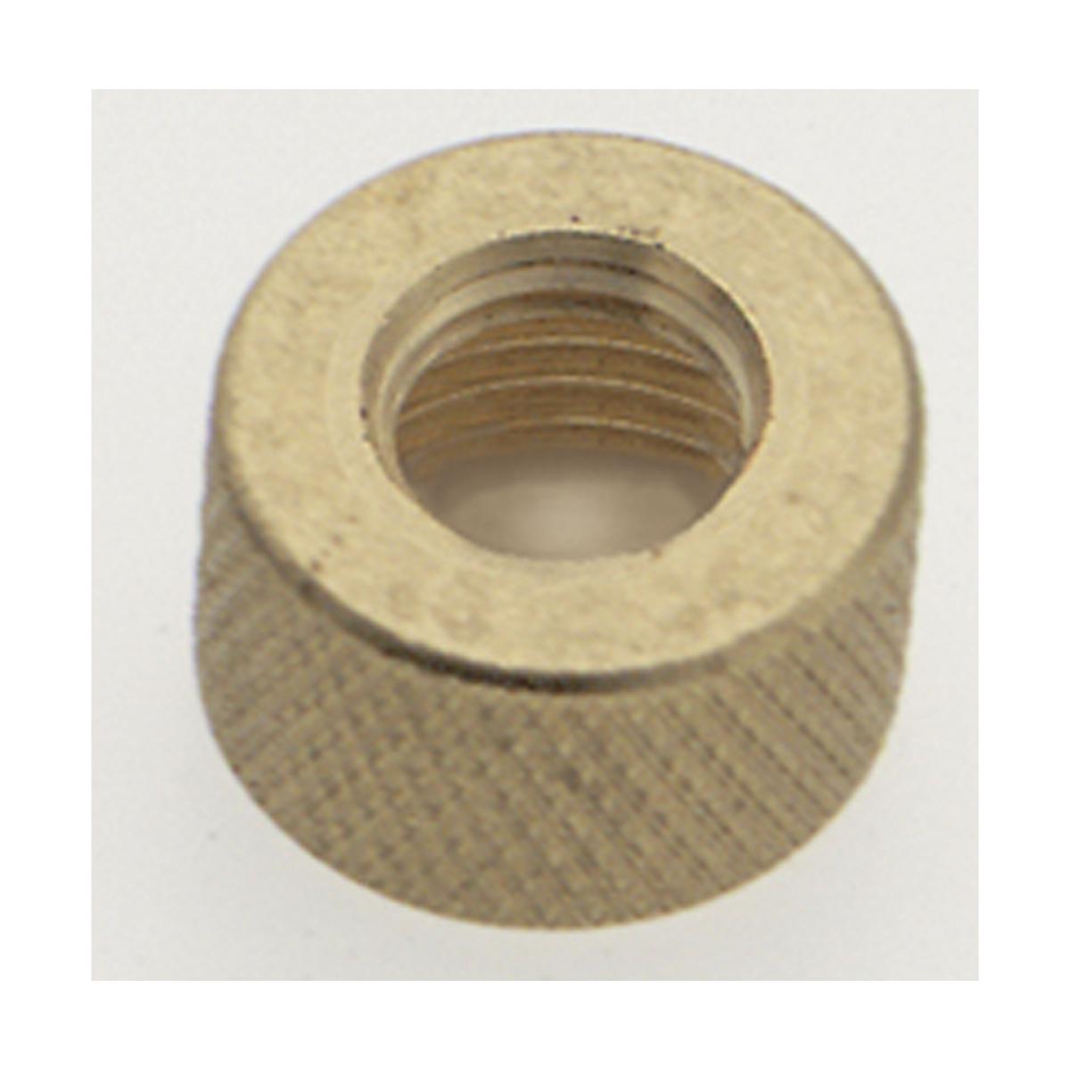 Satco 90-1308 Brass Closed Gas Cap Burnished And Lacquered 3/8 IP x 1/8 IP