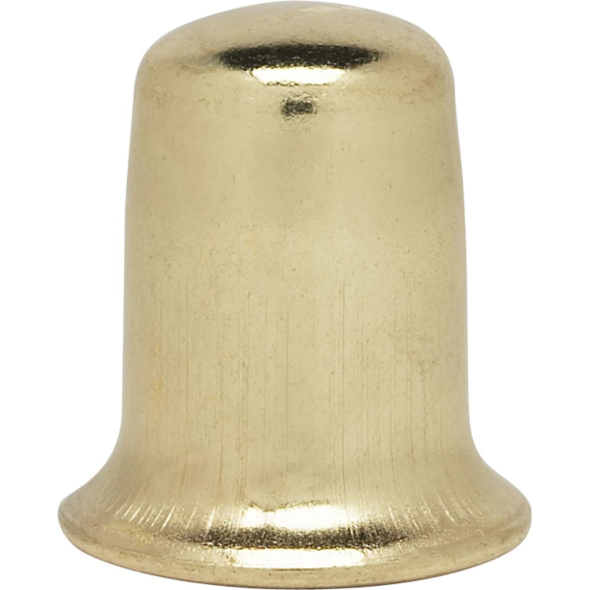 Satco 90-136 Steel Finial 1/4-27 1" Brass Plated