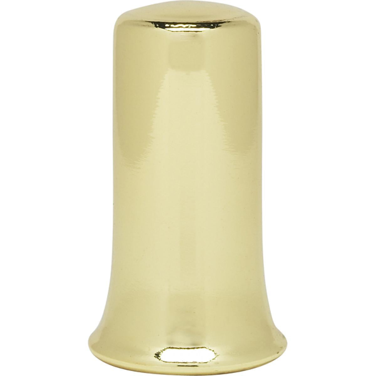 Satco 90-137 Steel Finial 1/4-27 1-1/2" Brass Plated