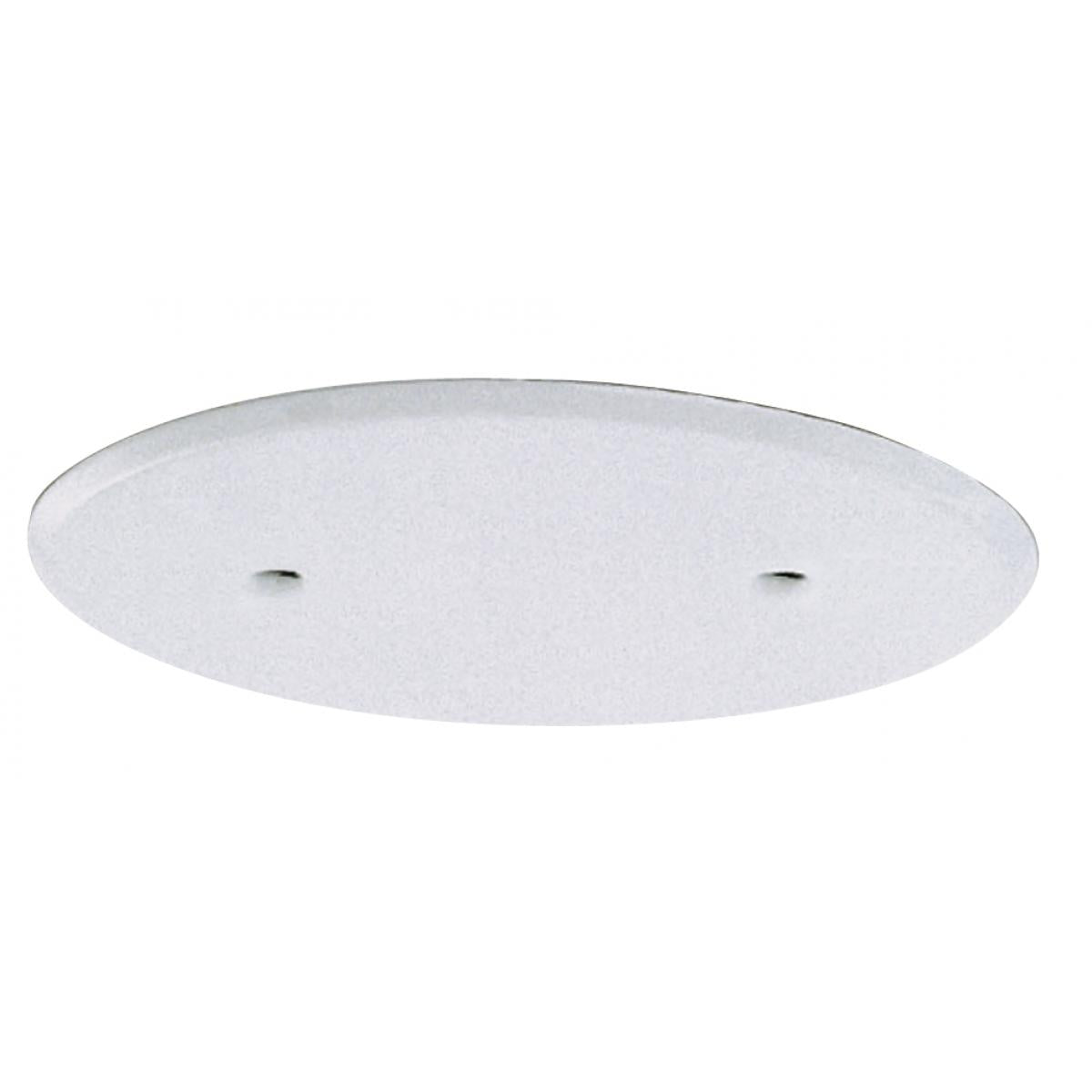 Satco 90-151 Blank Up Kit For 3" Box White Finish 5" Diameter 2-8/32 Bar Holes 3" Center to Center Includes Hardware