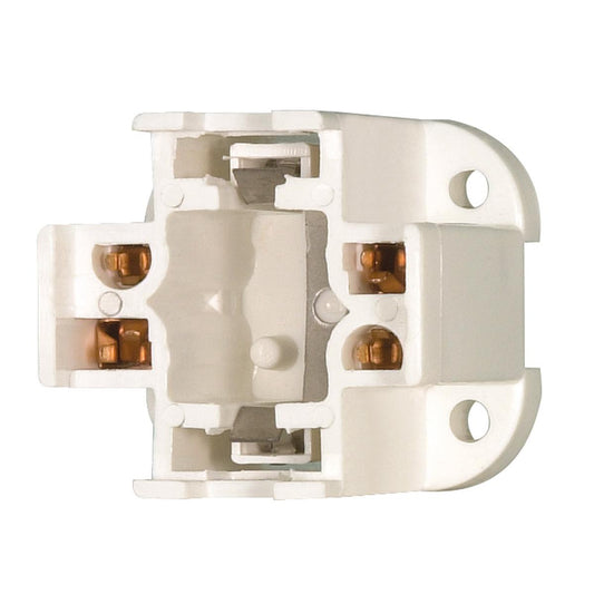 Satco 90-1549 13W Bottom Screw Down Socket 4-Pin Lamps Vertical Mount G24Q-1 And GX24Q-1 Base For: CF13DD/E And CF13DT/E 75W 600V