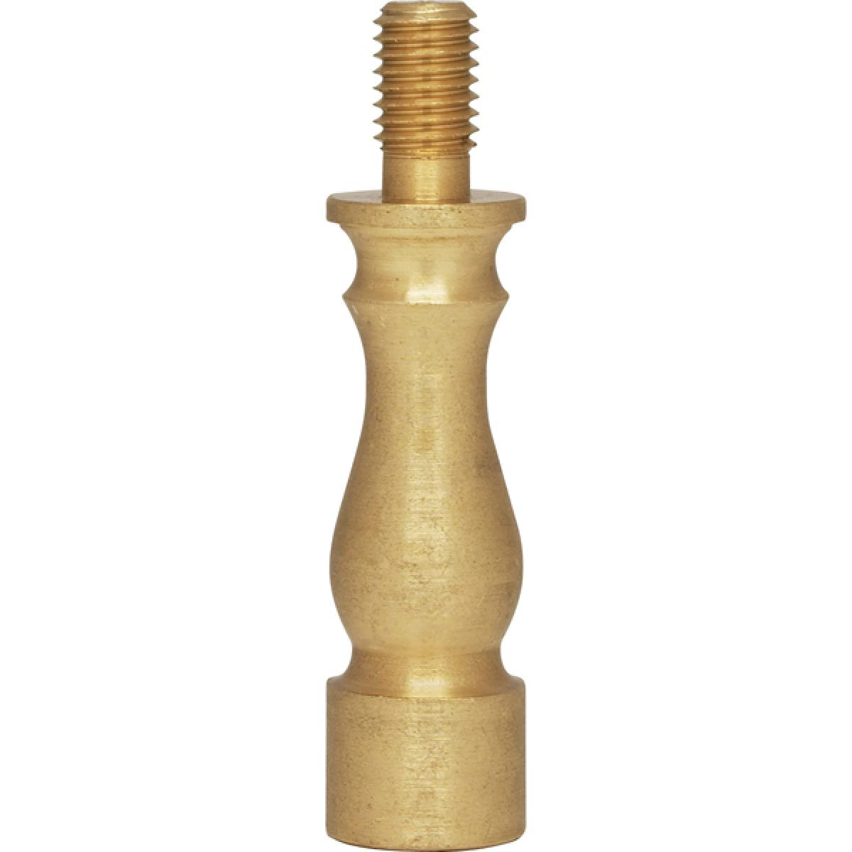 Satco 90-1589 Solid Brass Riser 1/4-27 Burnished And Lacquered 1-1/2" Height