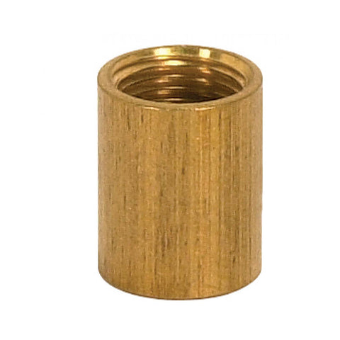 Satco 90-1622 Brass Coupling 5/8" Long 1/8 IP Unfinished