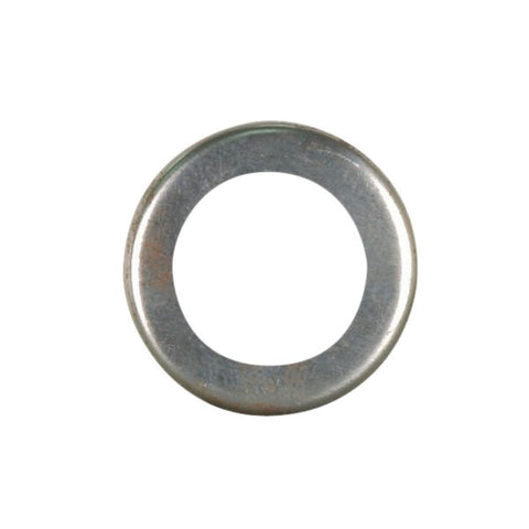Satco 90-1655 Steel Check Ring Curled Edge 1/4 IP Slip Unfinished 1-1/8" Diameter