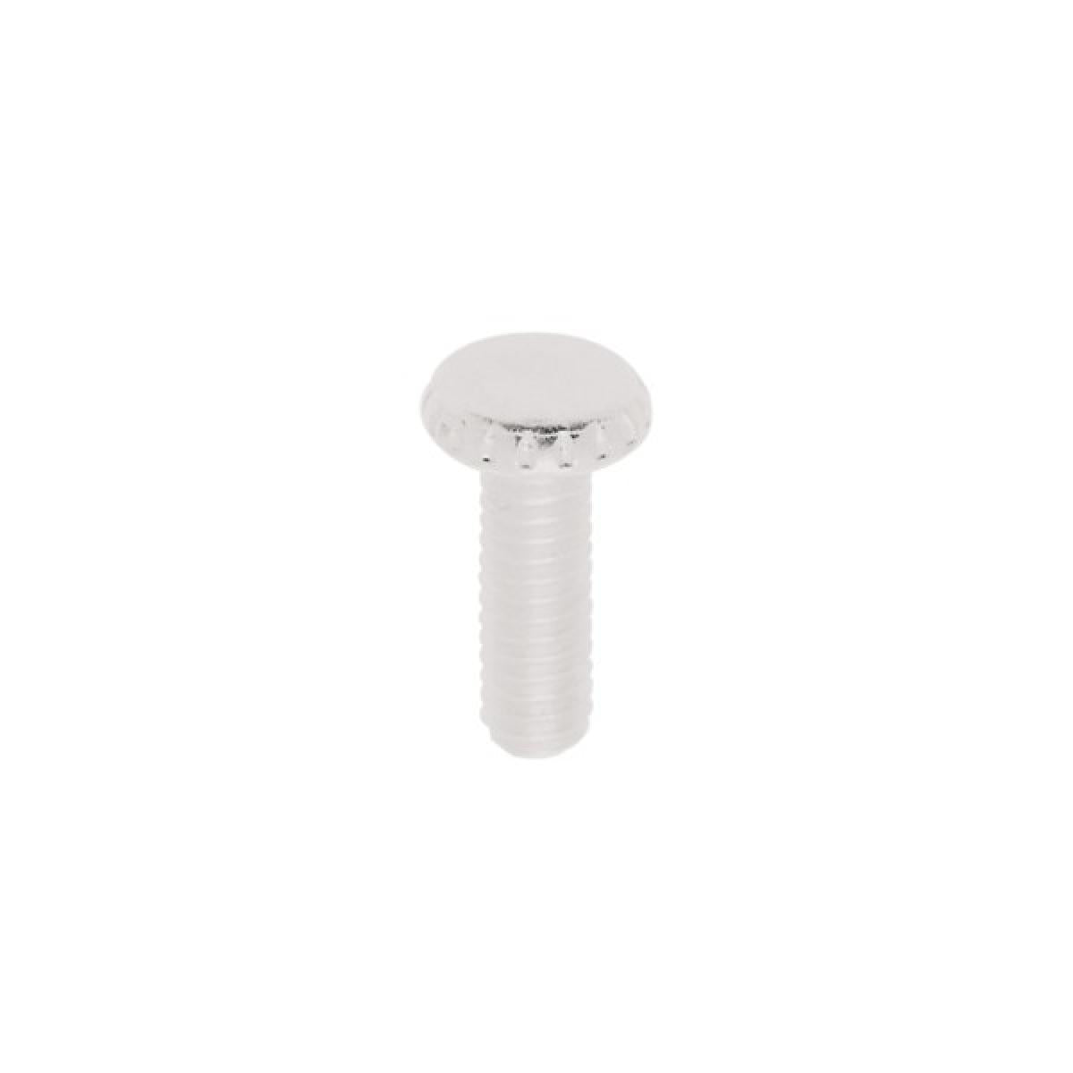 Satco 90-1778 Steel Knurled Head Thumb Screws 8/32 1/2" Length White Finish