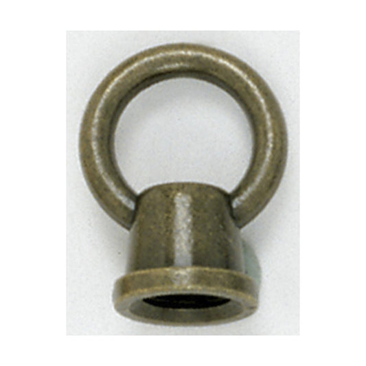 Satco 90-203 1" Female Loops 1/8 IP With Wireway 10lbs Max Antique Brass Finish