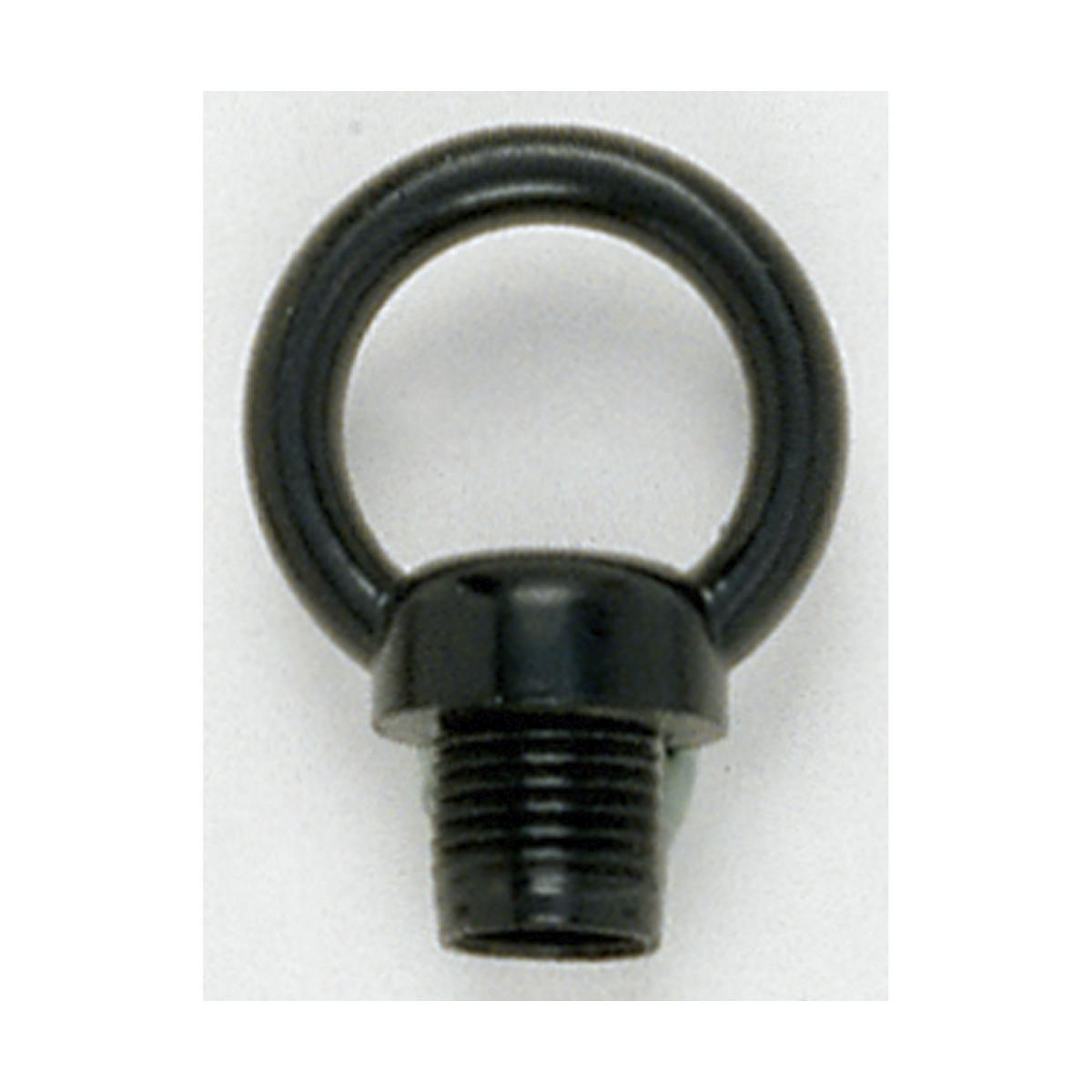 Satco 90-204 1" Male Loops 1/8 IP With Wireway 10lbs Max Glossy Black Finish