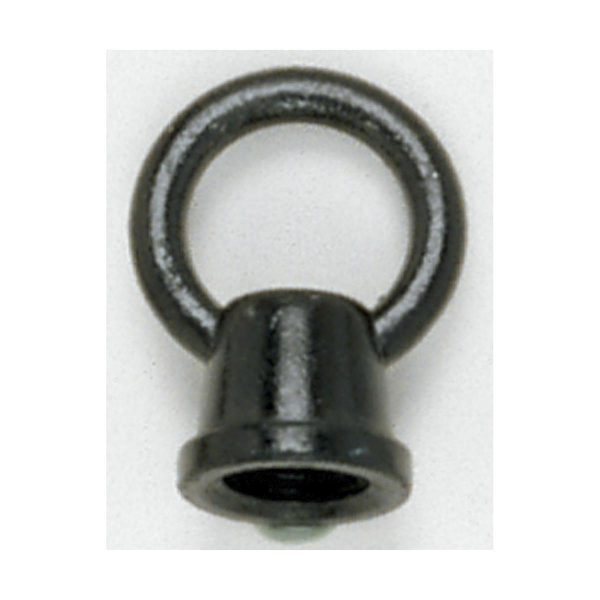 Satco 90-205 1" Female Loops 1/8 IP With Wireway 10lbs Max Glossy Black Finish