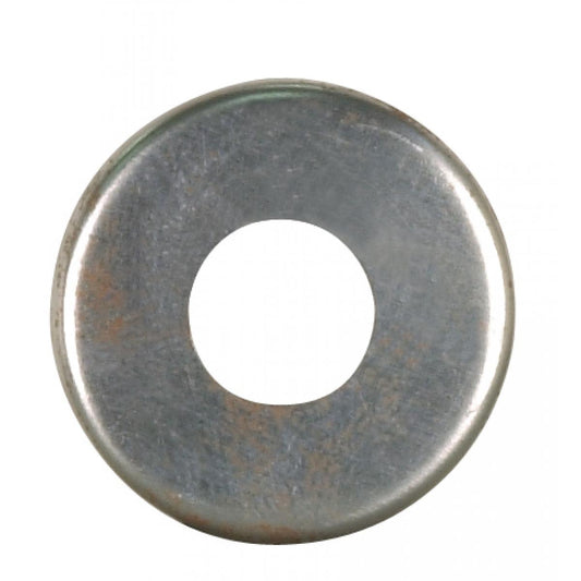 Satco 90-2056 Steel Check Ring Curled Edge 1/8 IP Slip Unfinished 1" Diameter