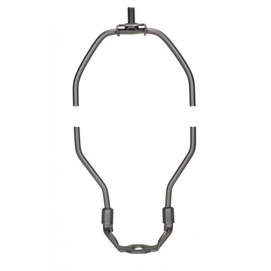 Satco 90-2078 Heavy Duty Harp Dark Antique Brass Finish 7-1/2" Height 1/8 IP Saddle 1/4-27 Thread 125 Carton