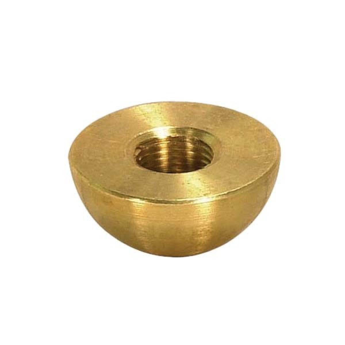 Satco 90-2095 Brass Half Ball Unfinished 8/2 Tap 1/2" Diameter