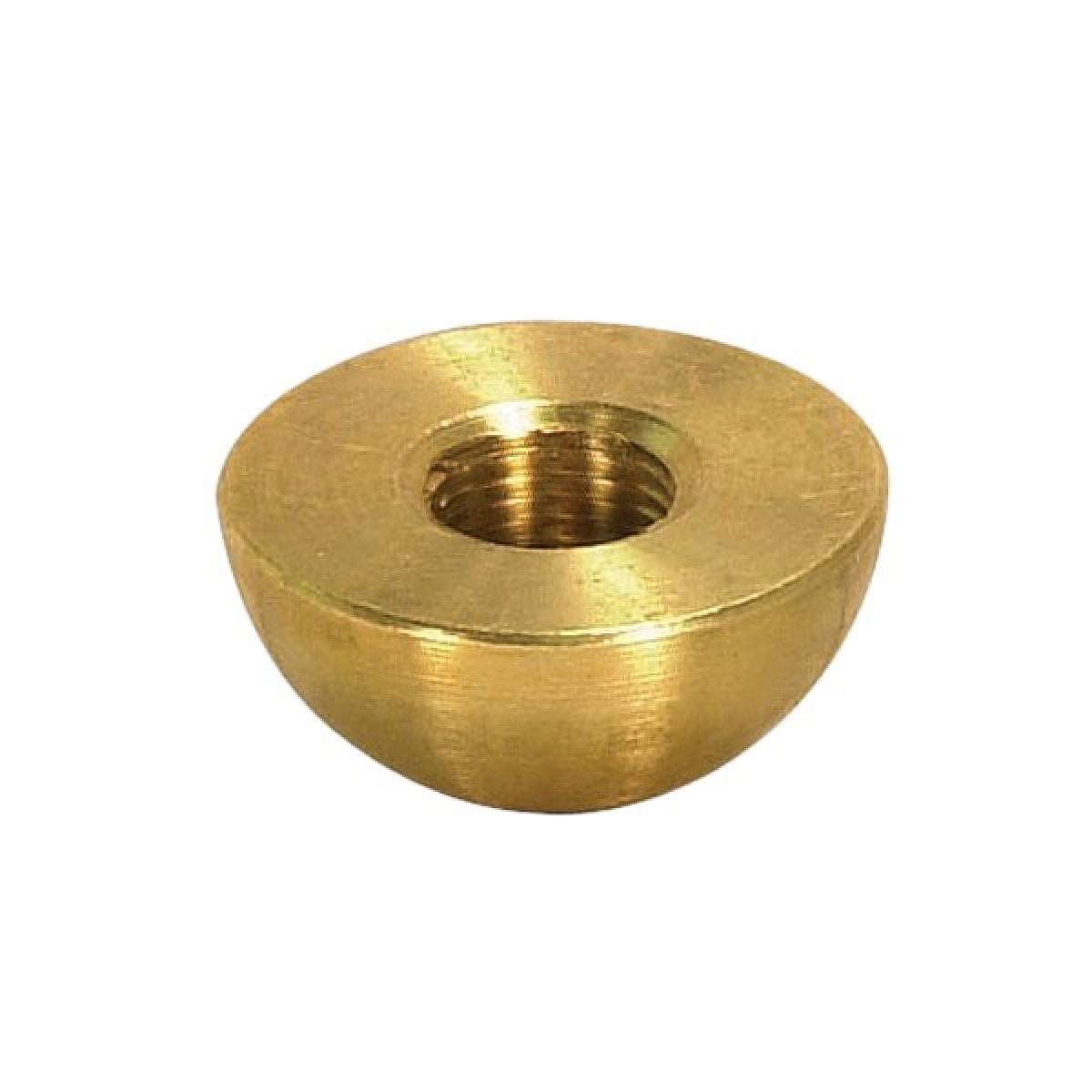 Satco 90-2097 Brass Half Ball Unfinished 1/8 Tap 3/4" Diameter