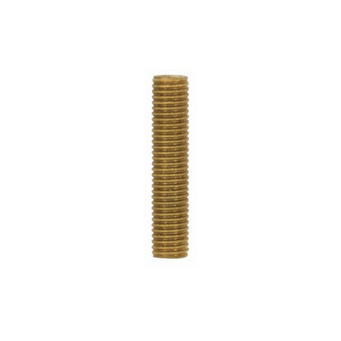 Satco 90-2133 1/8 IP Solid Brass Unfinished 1-5/8" Length 3/8" Wide