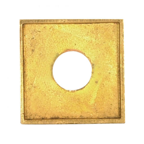 Satco 90-2139 Turned Brass Check Ring 1/8 IP Slip Burnished And Lacquered 1/2" Diameter