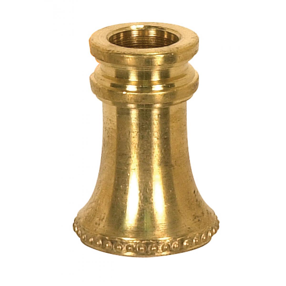 Satco 90-2169 Solid Brass Neck And Spindle Unfinished 7/8" x 1-1/4" 1/8 IP Slip