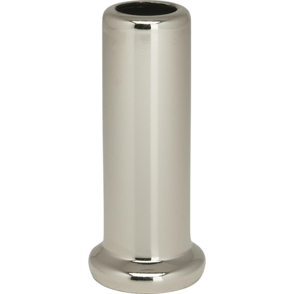 Satco 90-2218 Flanged Steel Neck 2" Height 7/8" Bottom Nickel Plated Finish