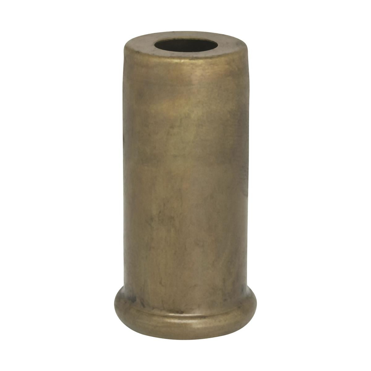 Satco 90-2220 Solid Brass Spacer 7/16" Hole 2" Height 7/8" Diameter 1" Base Diameter Unfinished