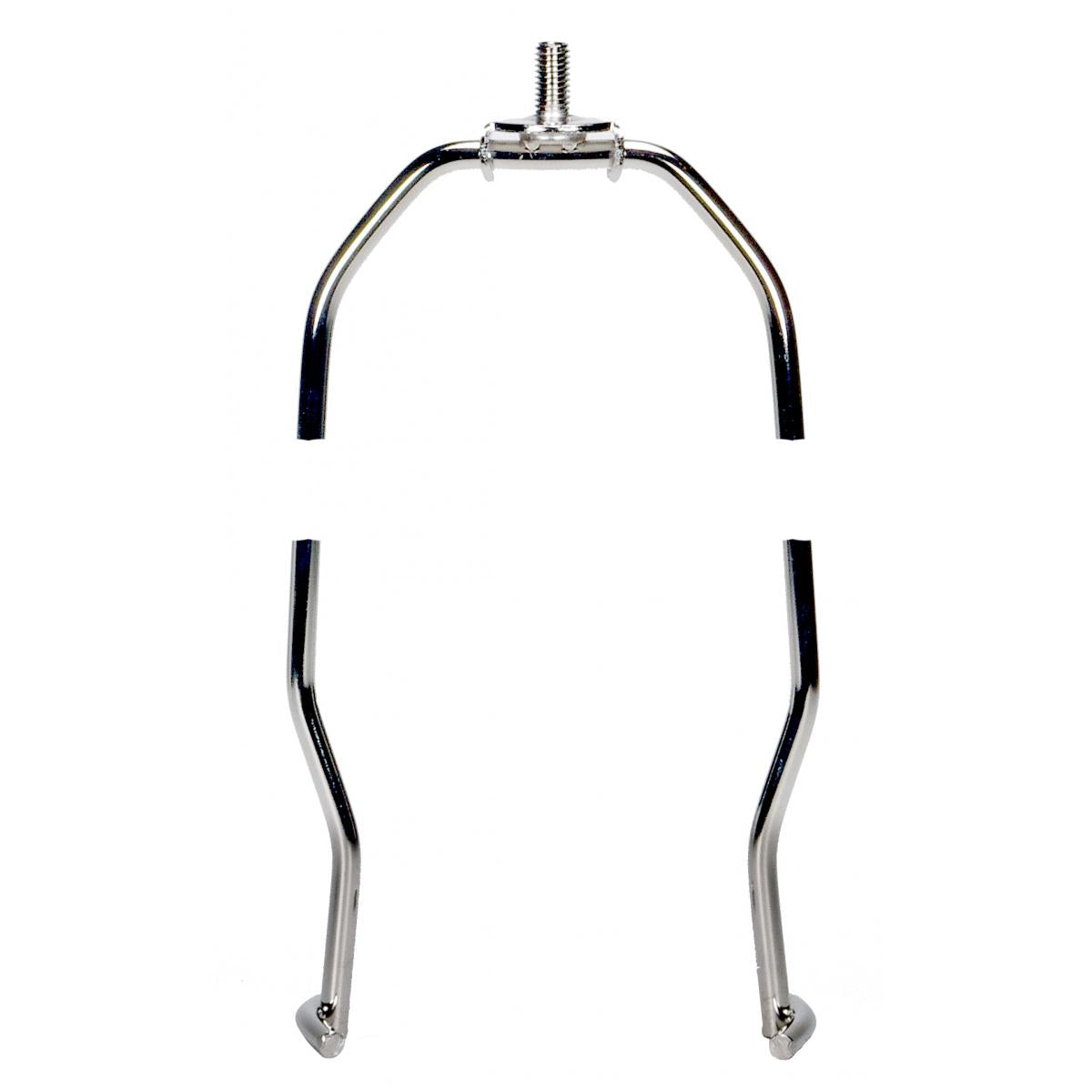 Satco 90-2251 Heavy Duty Harp Polished Nickel Finish 8" Height 1/4-27 Thread