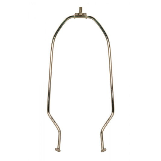 Satco 90-2255 Heavy Duty Harp Polished Nickel Finish 10" Height 1/4-27 Thread