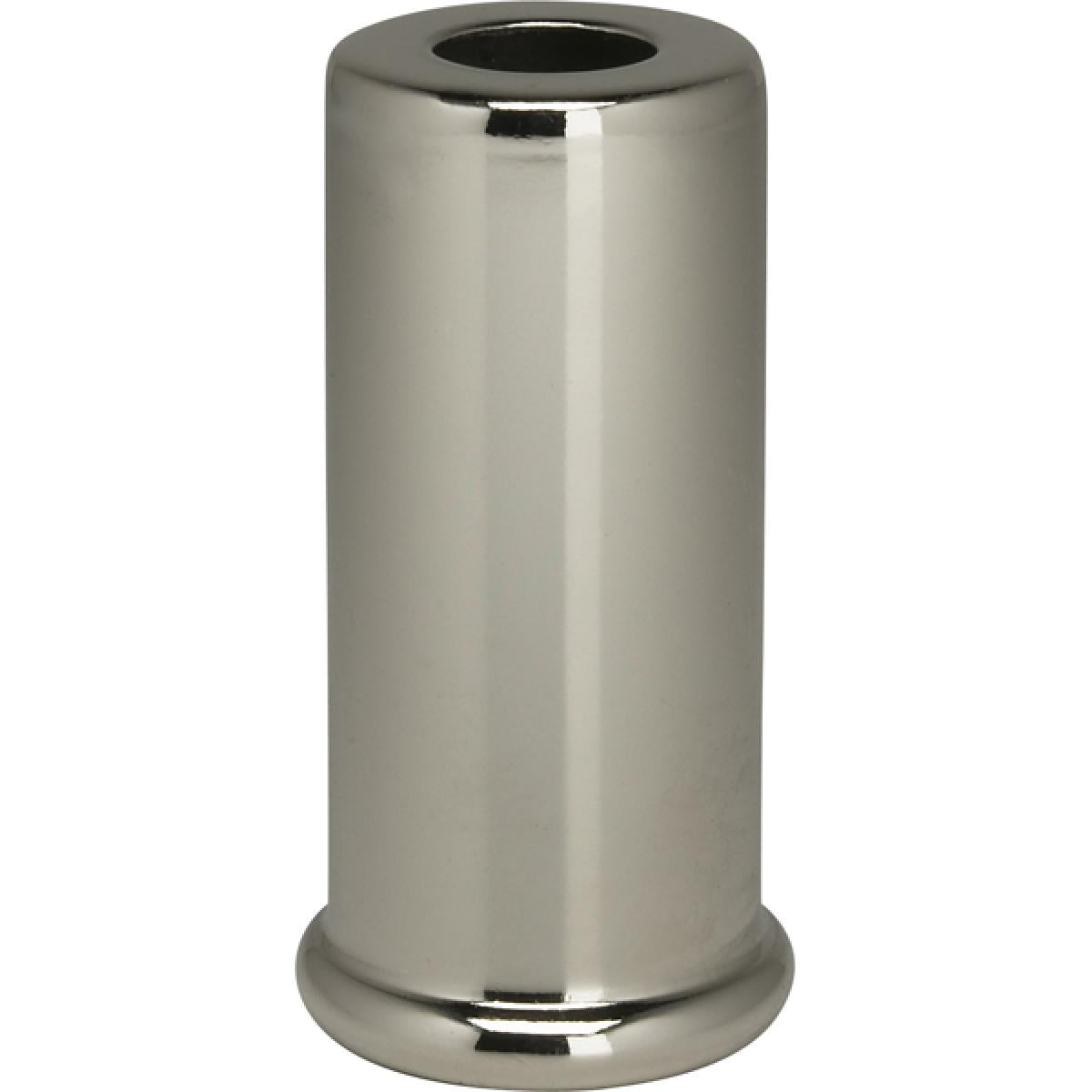 Satco 90-2286 Steel Spacer 7/16" Hole 2" Height 7/8" Diameter 1" Base Diameter Nickel Plated Finish