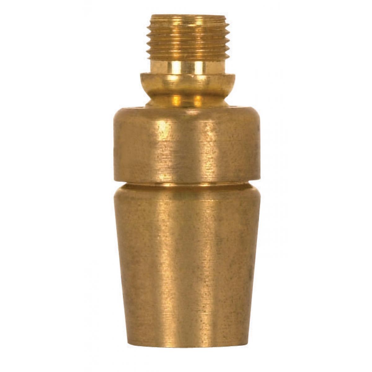 Satco 90-2333 Solid Brass Modern Long Swivel 1/8 M x 1/8 F 1-1/2" Height Unfinished