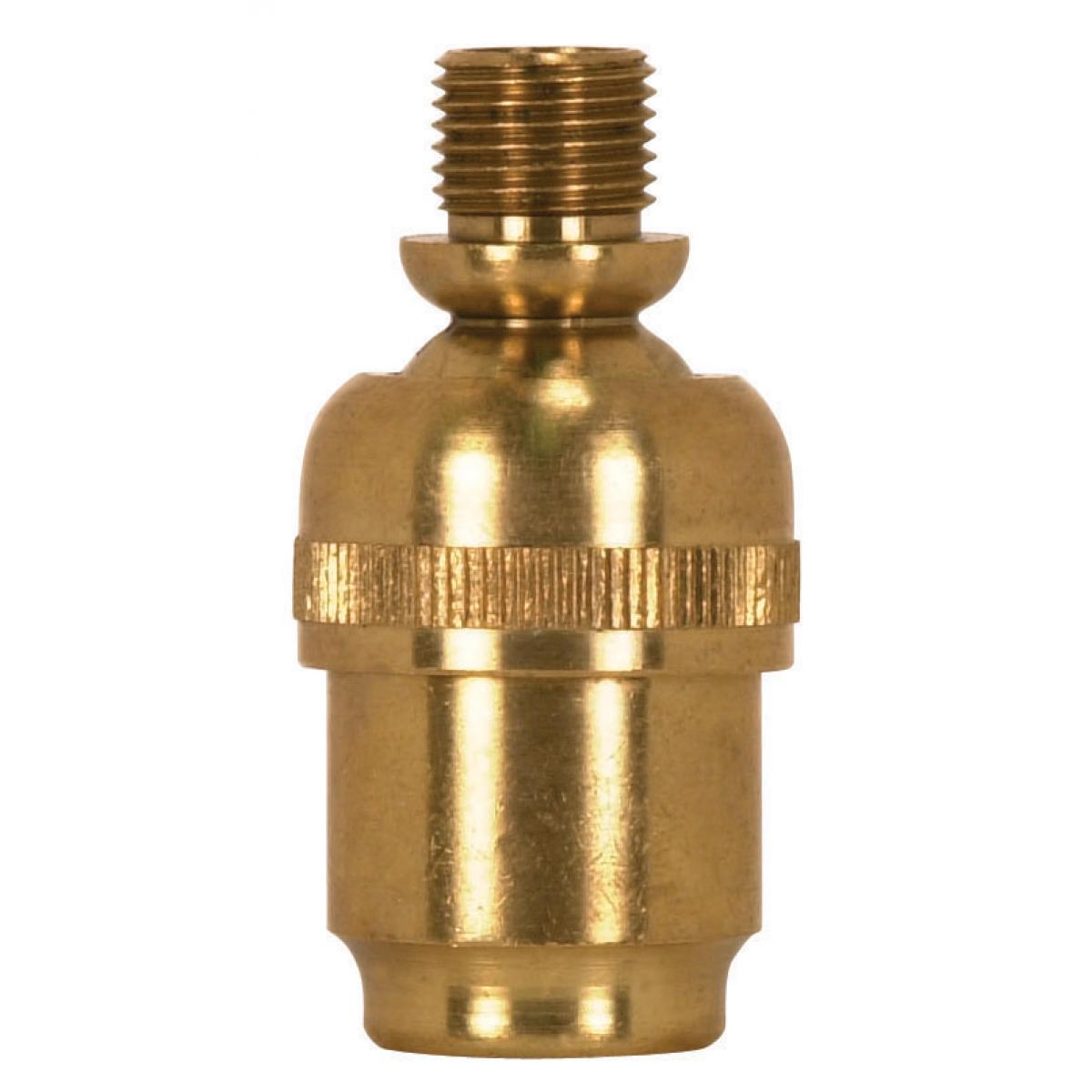 Satco 90-2335 Solid Brass Heavy Duty Swivel 1/8 M x 1/8 F 1-3/4" Height Unfinished