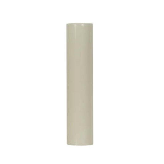 Satco 90-2444 Plastic Candle Cover Cream Plastic 13/16" Inside Diameter 7/8" Outside Diameter 6" Height