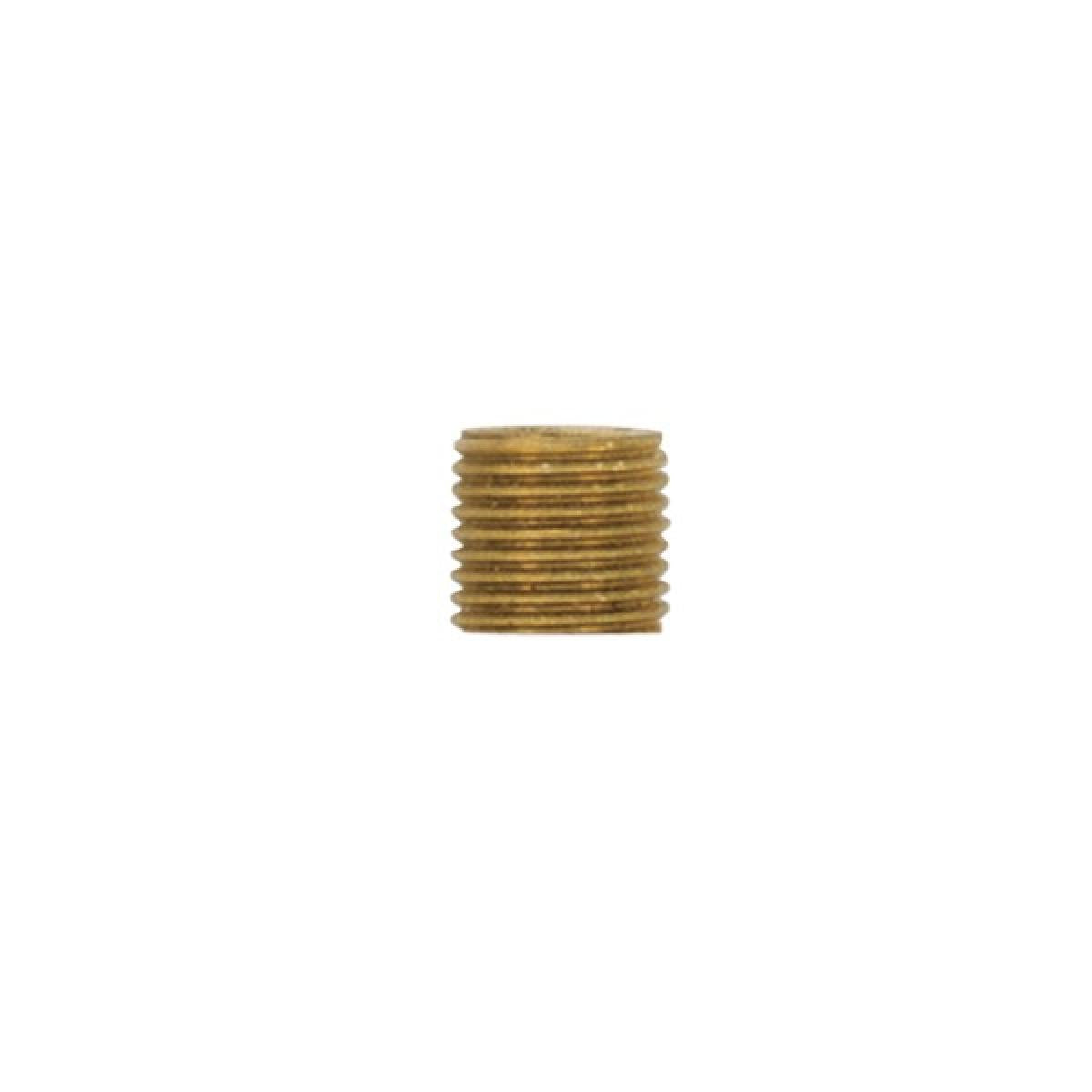 Satco 90-2473 1/4 IP Solid Brass Unfinished 1" Length 1/2" Wide