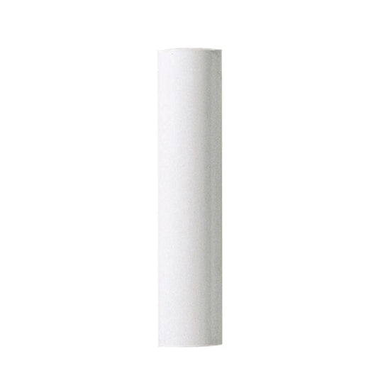 Satco 90-371 Plastic Drip Candle Cover White Plastic 1-3/16" Inside Diameter 1-1/4" Outside Diameter 4" Height