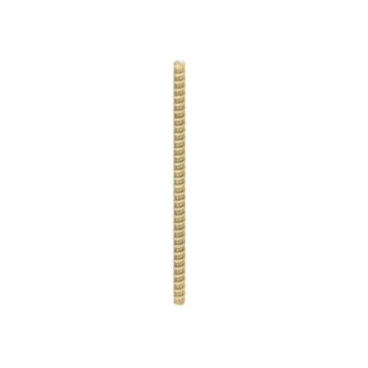 Satco 90-5184 1/8 IP Steel Yellow Zinc Plated 23" Length 3/8" Wide