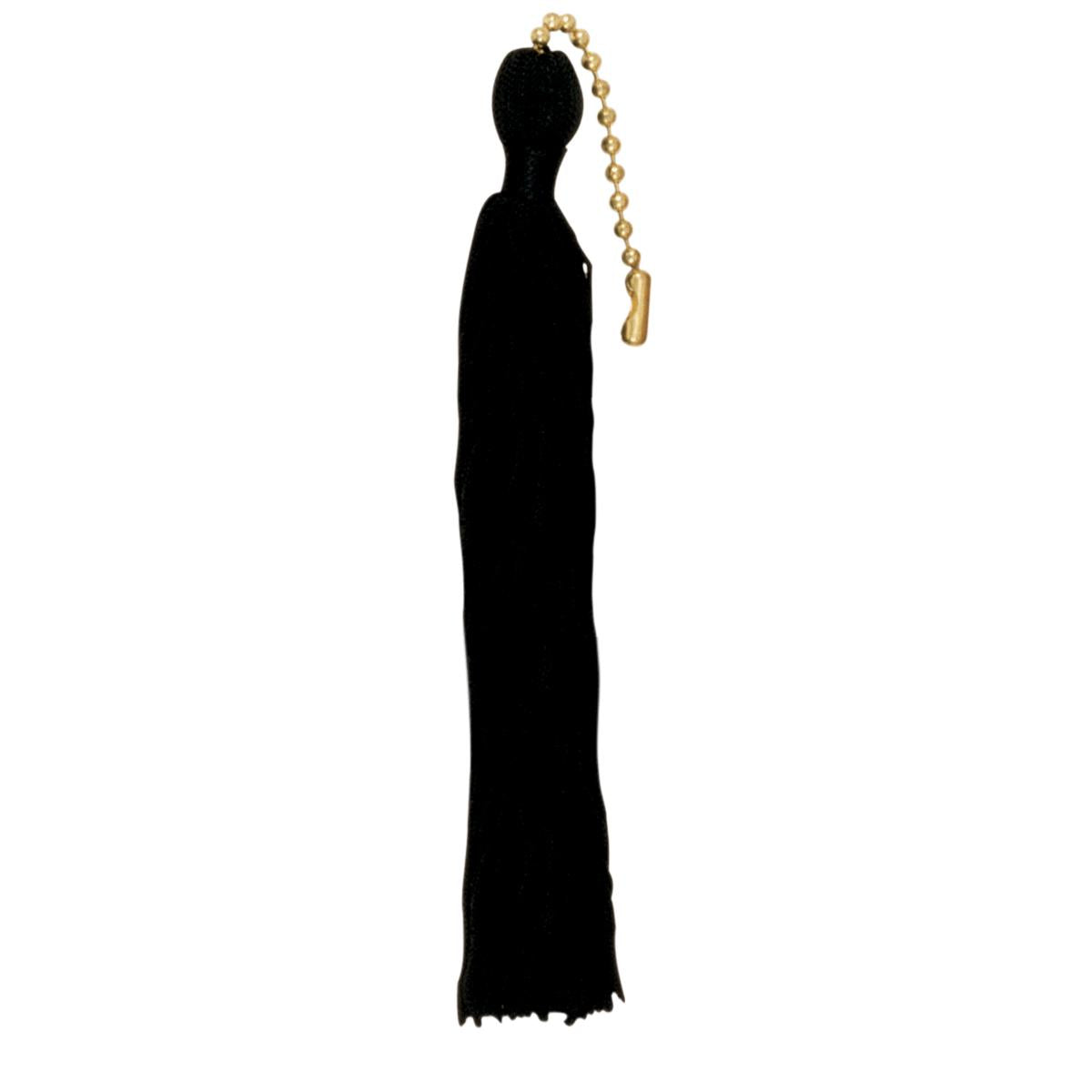 Satco 90-522 Tassel Black 5" Length With Beaded Chain