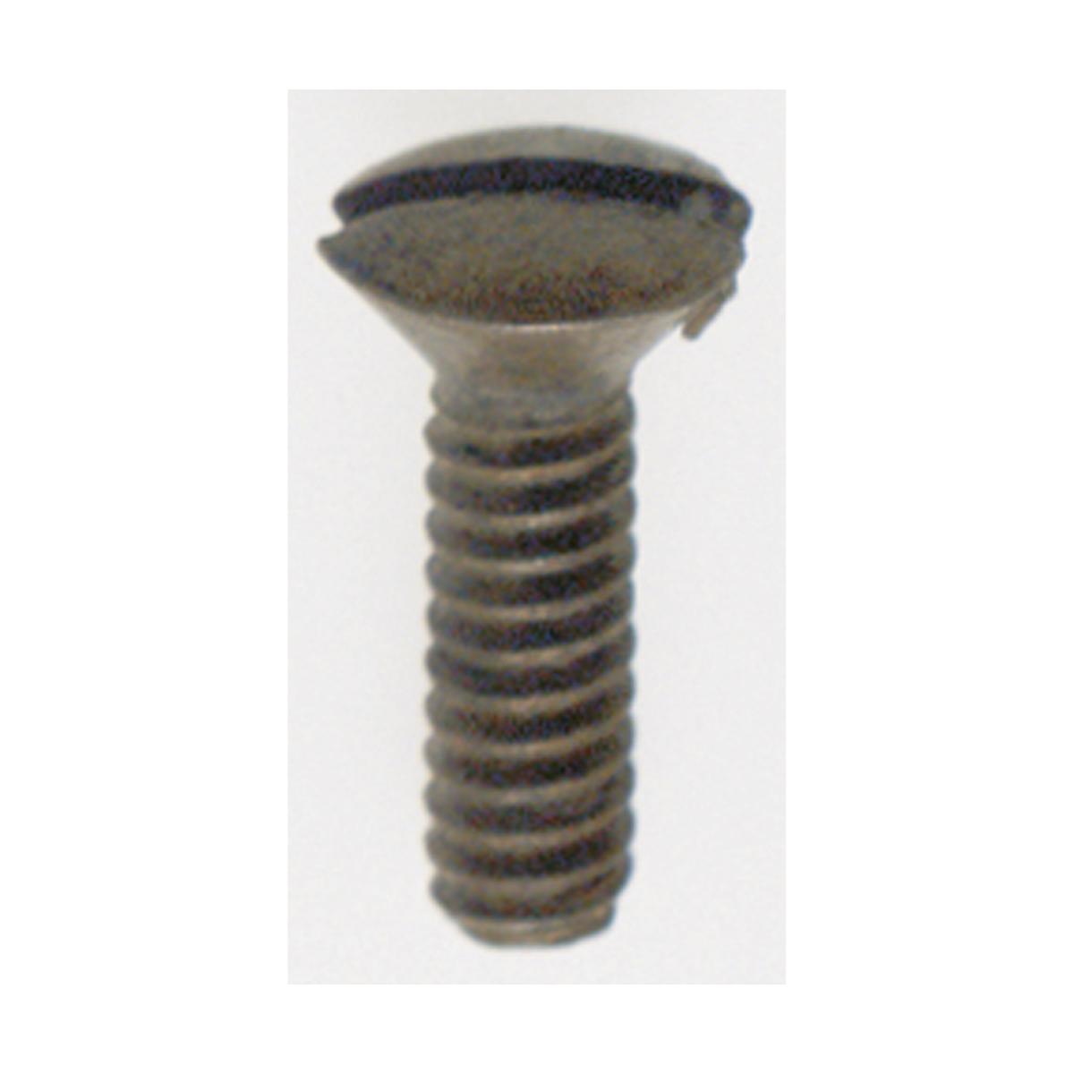 Satco 90-535 Steel Switchplate Screw 6/32 Antique Brass Finish 1/2" Length