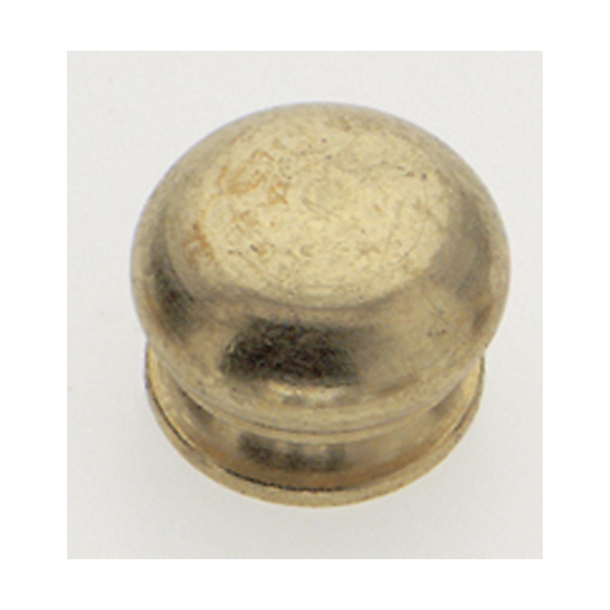 Satco 90-626 Brass Knob 1/8 IP Burnished And Lacquered Brass