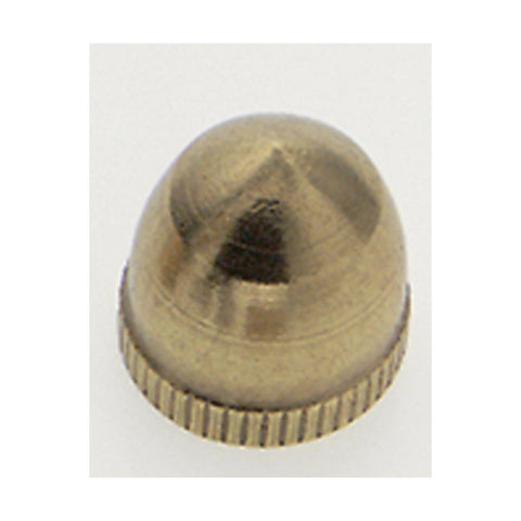 Satco 90-668 Acorn Knob 1/8 IP Brass Burnished And Lacquered Knurled