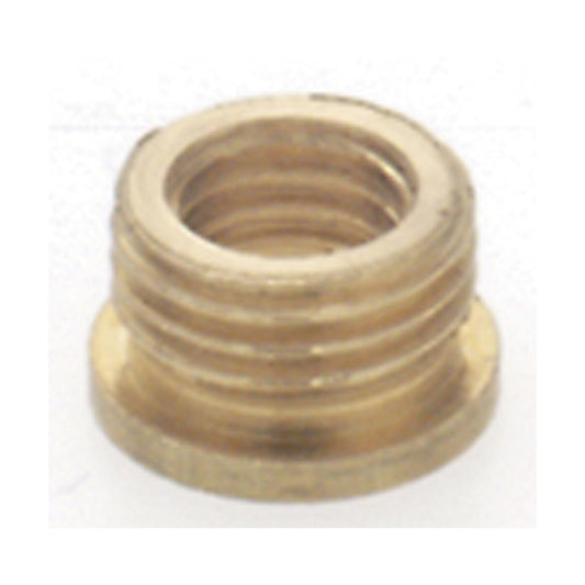 Satco 90-762 Brass Reducing Bushing Unfinished 1/8 M x 1/4-27 F With Shoulder