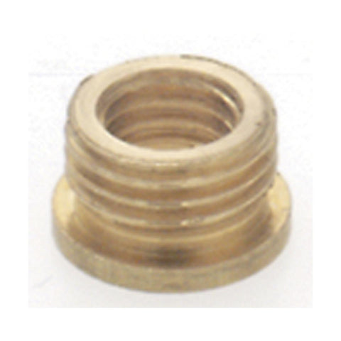 Satco 90-762 Brass Reducing Bushing Unfinished 1/8 M x 1/4-27 F With Shoulder