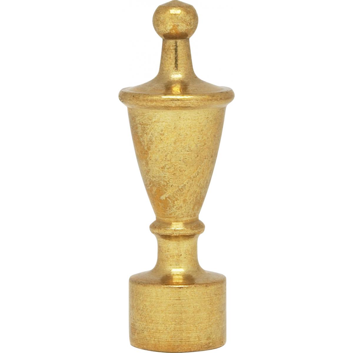 Satco 90-886 Urn Finial 1-3/4" Height 1/8 IP Burnished And Lacquered