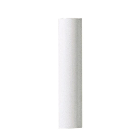 Satco 90-911 Plastic Candle Cover White Plastic 1-3/16" Inside Diameter 1-1/4" Outside Diameter 6" Height