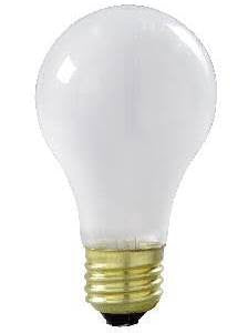 Satco S4881 40A15/TF 40 Watt 130 Volt A15 Medium Base Frosted Shatter Proof Incandescent Light Bulb