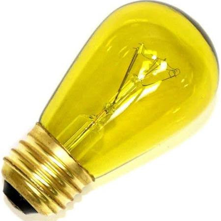 Halco 9053 S14YEL11T 11W S14 YELLOW TRANSPARENT 130V