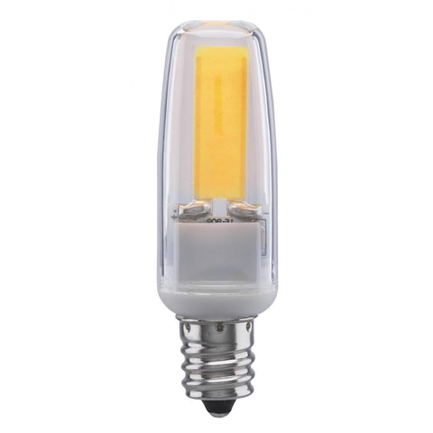Satco S11218 8 Watt T10 LED Frosted Medium base 3000K High Lumen 120 Volt Non-Dimmable Carded