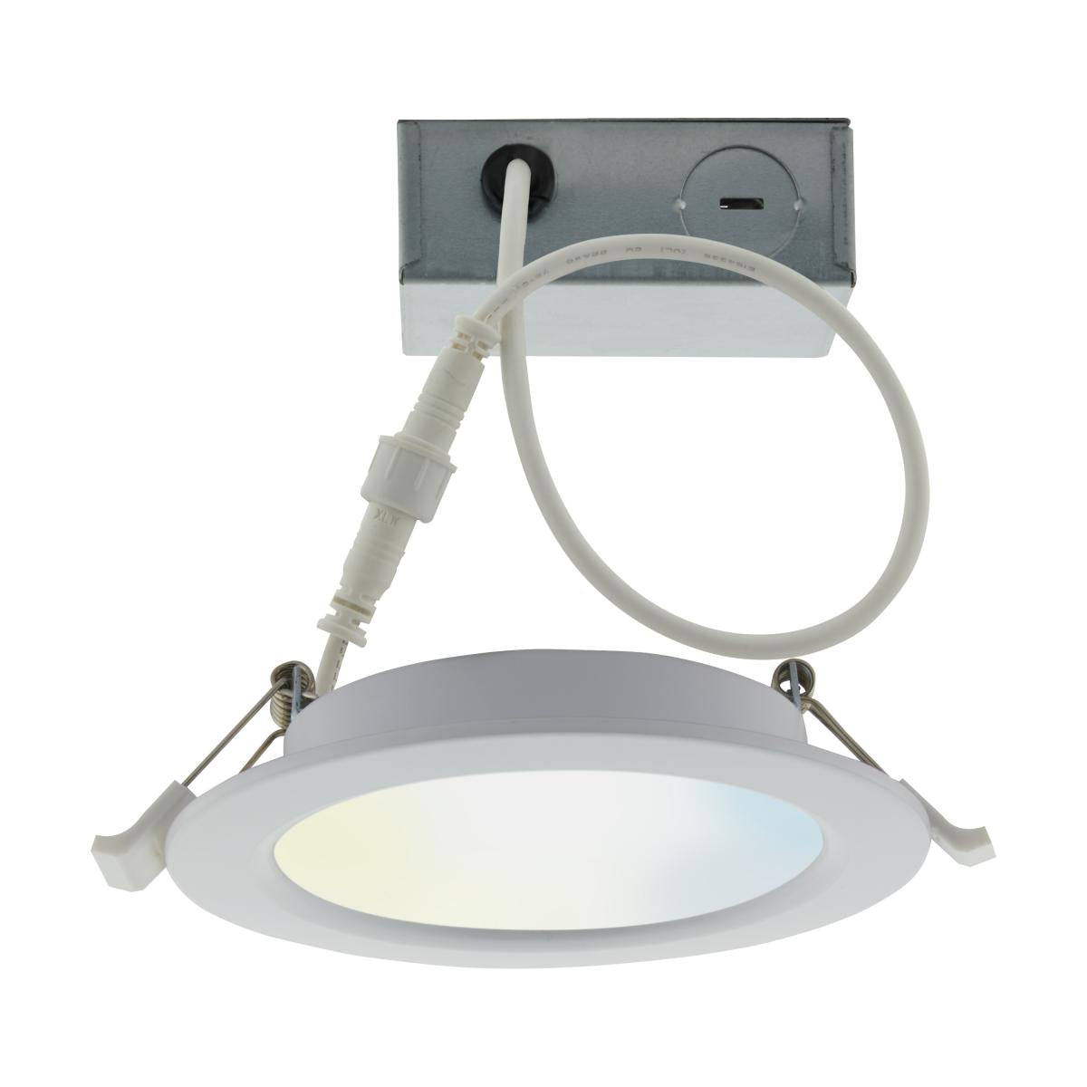 Satco S11261 10 Watt LED Direct Wire Downlight 4 Inch Tunable White Round Starfish IOT 120 Volt 650 Lumens