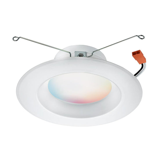 Satco S11286 10 Watt; 5-6 in. LED Recessed Downlight; RGB & Tunable White; Starfish IOT; 120 Volt; 800 Lumens; JA8 - NOW S11570