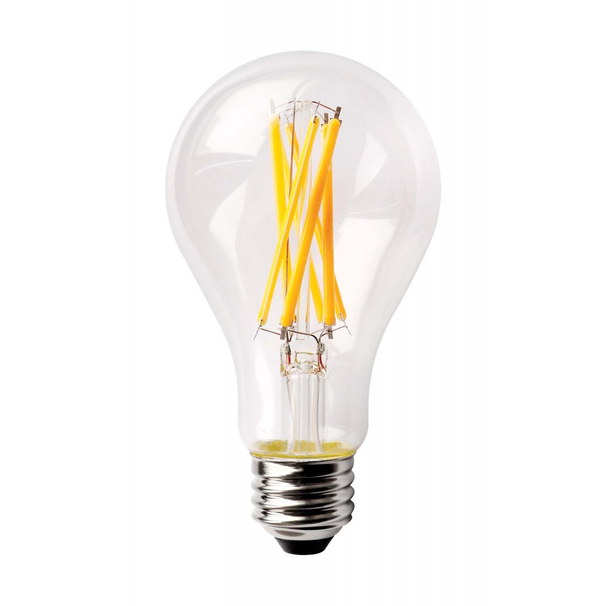 Satco S11360 14 Watt A21 LED Clear 2700K Medium base 120 Volt