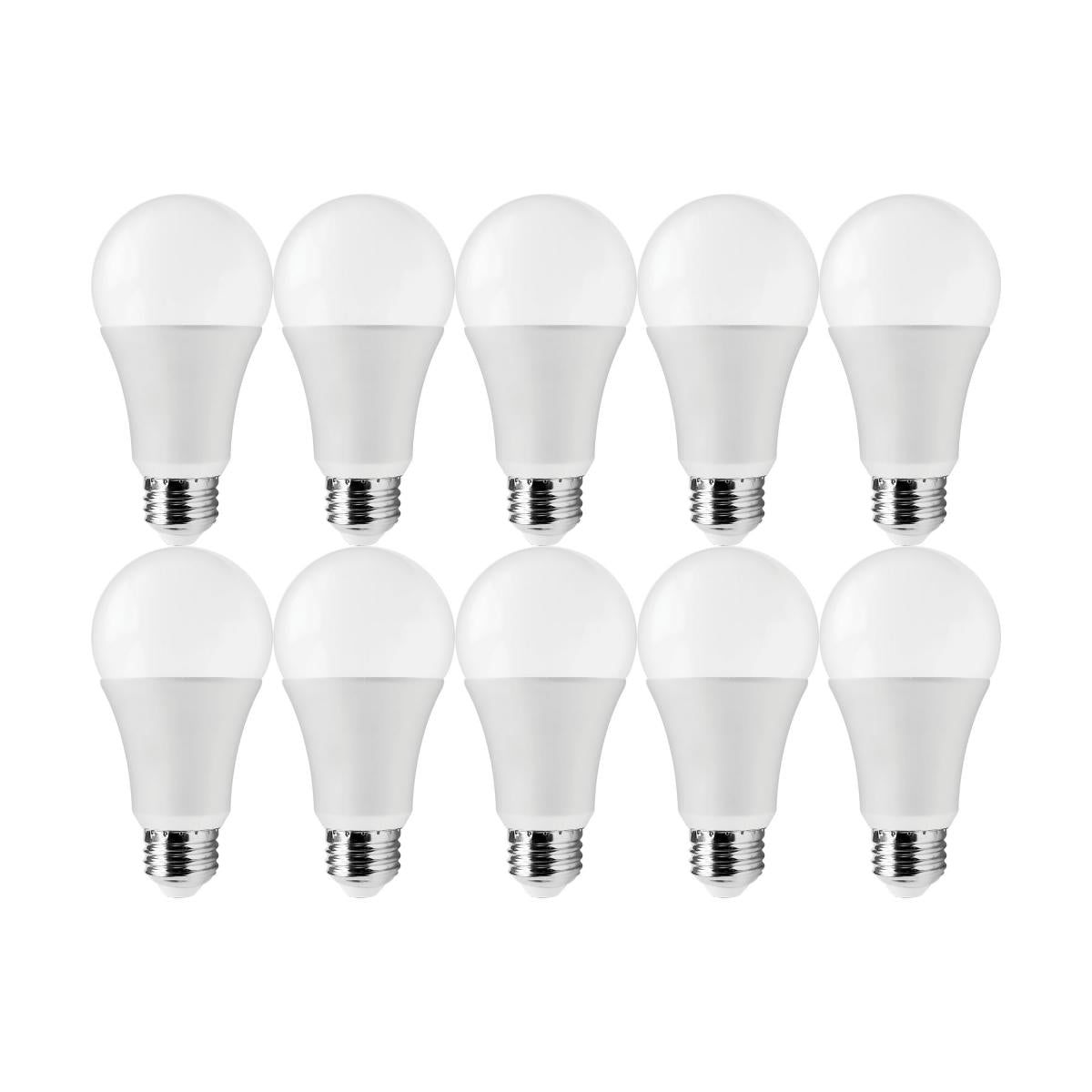 Satco S11419 14 Watt A19 LED 5000K 100 Watt Replacement Medium base 220 deg. Beam Angle 10-Pack