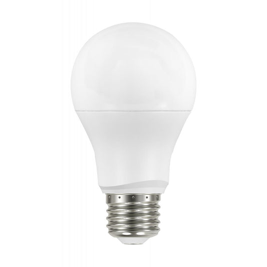 Satco S11421 8 Watt A19 LED Dusk to Dawn 2700K Medium base 200 deg. Beam Angle 120 Volt