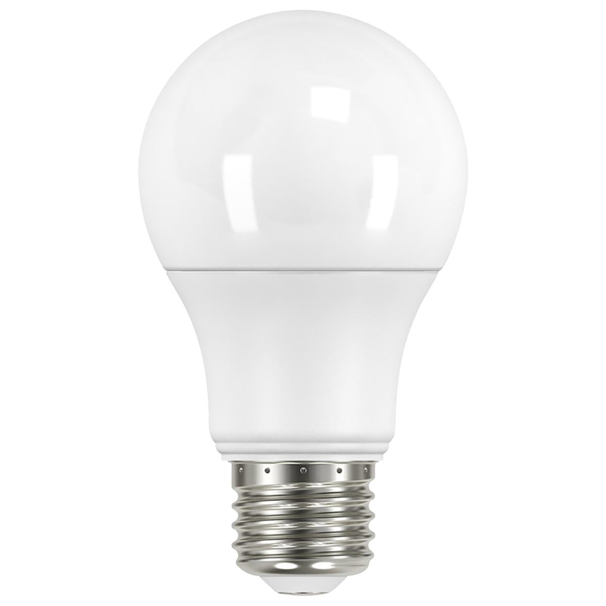 Satco S11455 13 Watt A19 LED; 3000K; Dimmable; Medium base; 230 deg. Beam Angle; 4-pack