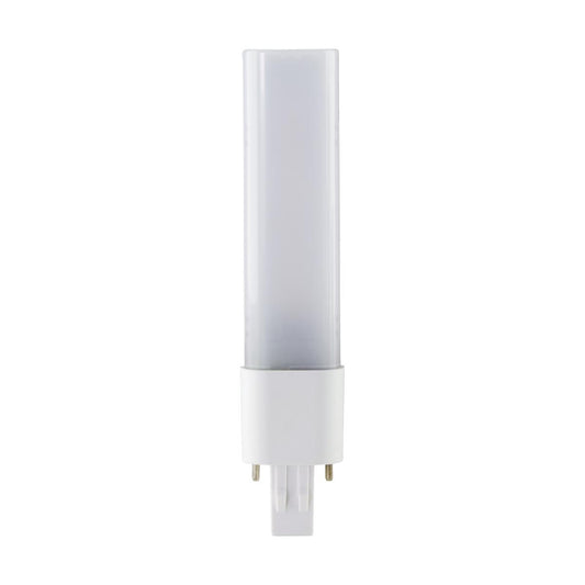 Satco S11551 5.5 Watt LED PL 2-PIN Dual Mode 3000K GX23 base Type A/B Ballast Dependent or Ballast Bypass 120-277 Volt