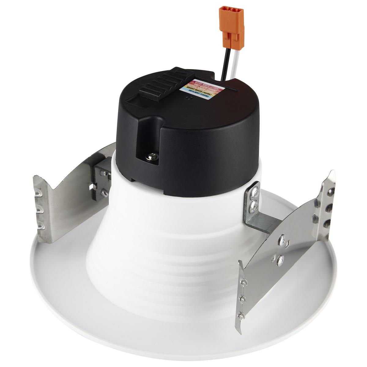 Satco S11844 7 Watt; 4 inch; Deep Baffle; CCT-Selectable Recessed LED Downlight