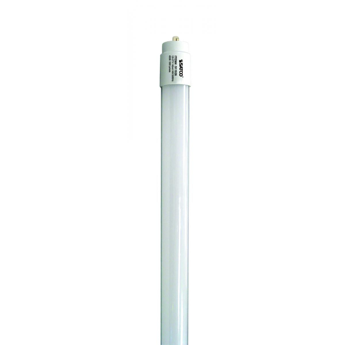 Satco S11926 14 Watt T8 LED Single pin base 4000K 50,000 Average rated hours 1900 Lumens Type B 4 ft. Double Ended Bypass